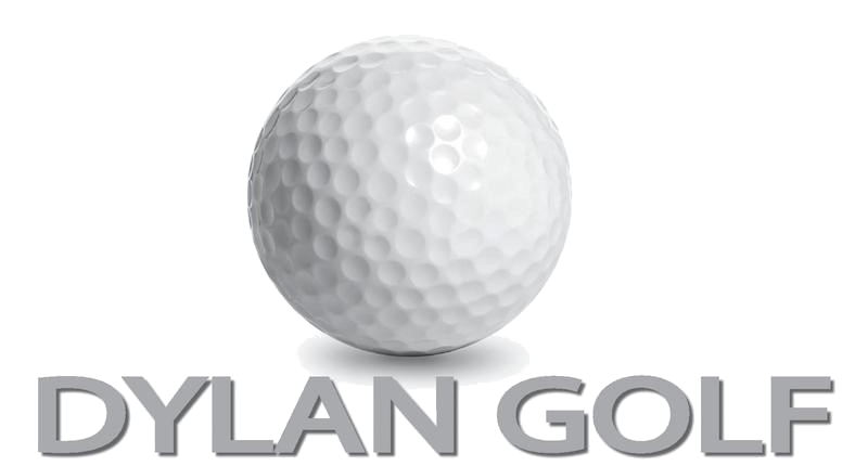 Dylan Golf Logo transparent whitefont grass